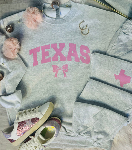 State Sweatshirt & State  Sweatpants Set **PINK FRIDAY SALE**