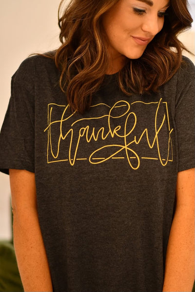 **SALE** RTS Thankful Shimmer Tee