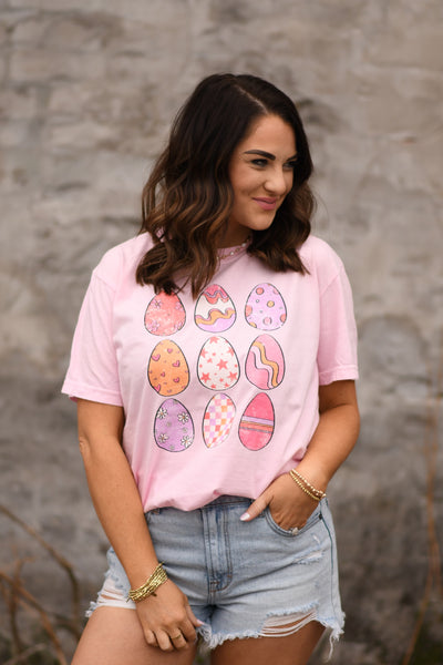 Retro Easter Eggs Tee