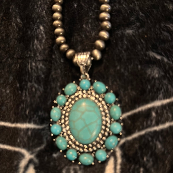 Heart of Tahiti Necklace Turquoise