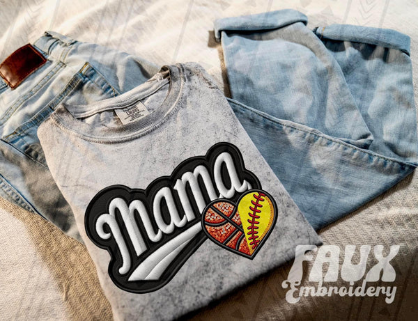 FAUX Varsity Mama