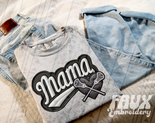 FAUX Varsity Mama Sweatshirt