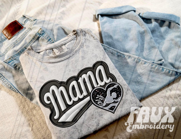 FAUX Varsity Mama Sweatshirt