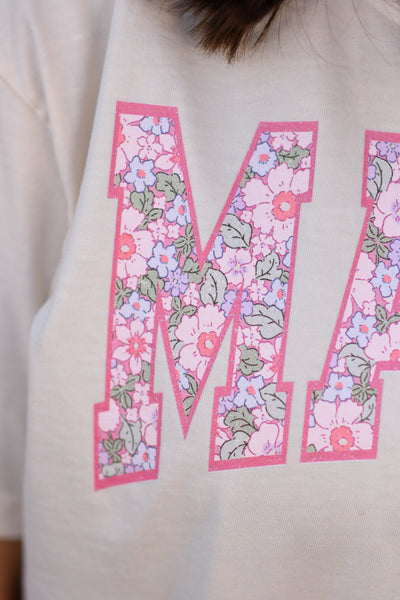 MAMA Floral Tee/Long Sleeve Tee