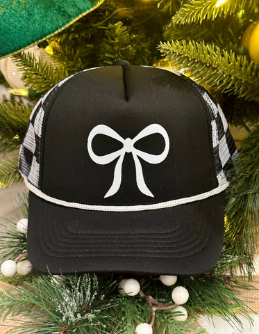 RTS Black Bow Trucker Hat