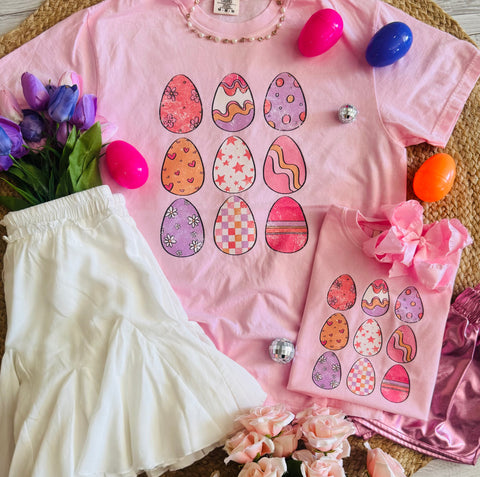 Retro Easter Eggs Tee