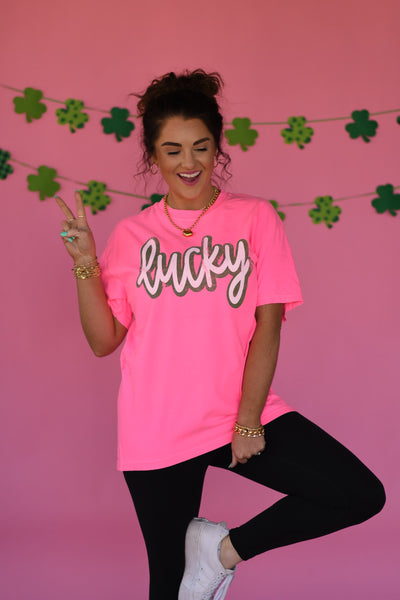 Distressed Lucky Tee