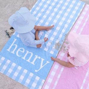 Custom Gingham Beach Towels *Pre Order*