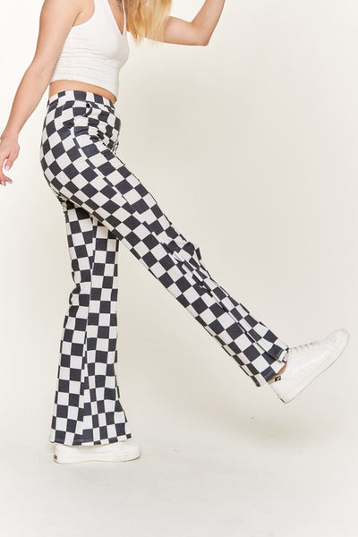 CHECKERED PANTS