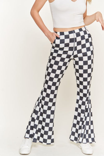 CHECKERED PANTS