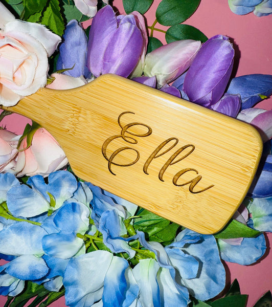 Custom Name Wooden Hairbrush