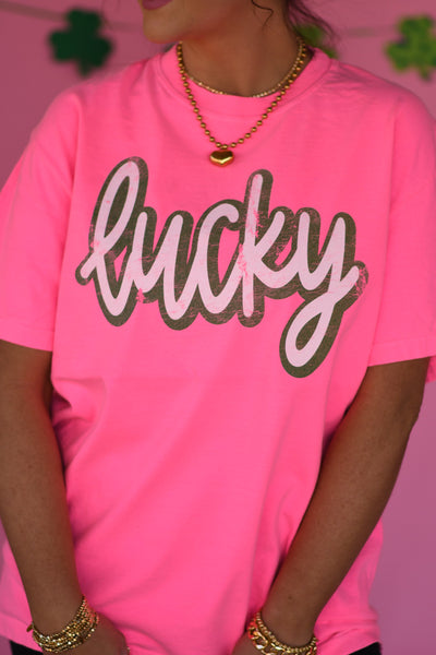 Distressed Lucky Tee