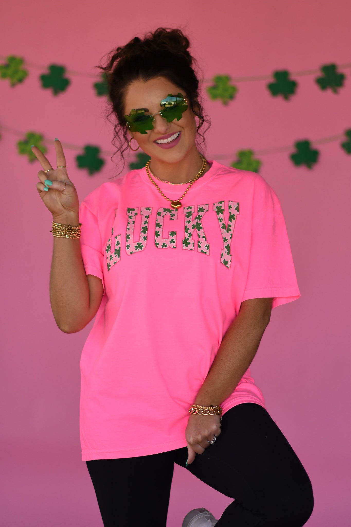 Lucky Shamrocks Arch Tee