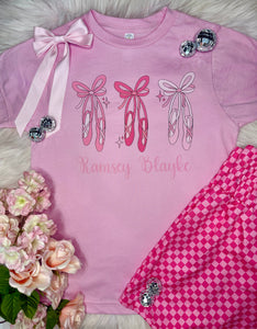Custom Name Ballerina Tee
