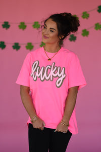 Distressed Lucky Tee