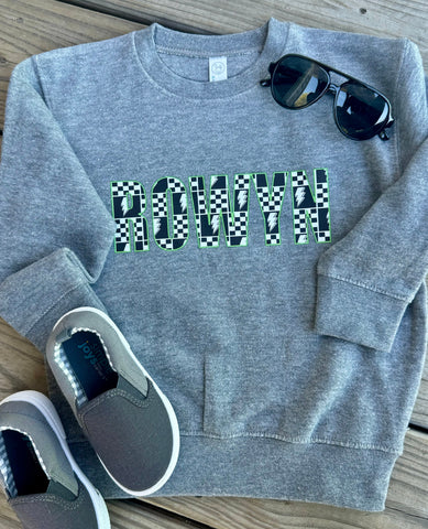 Toddler Custom Name Sweatshirt **PINK FRIDAY SALE**