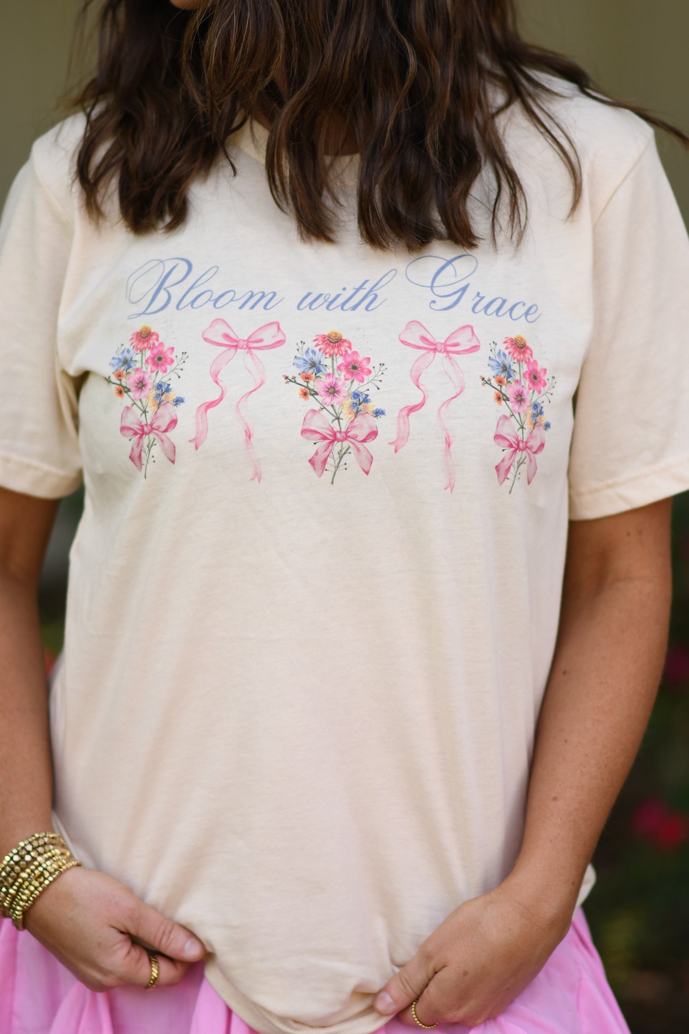 Bloom With Grace Floral Tee