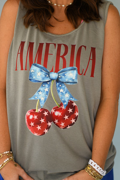 America Cherry Tank/Tee