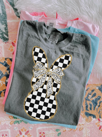 Checkered Easter Bunny- Multiple Styles