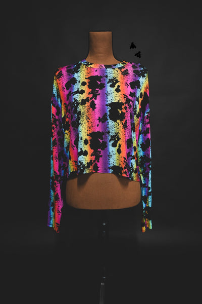 LYNETTE FRANK L/S CROP