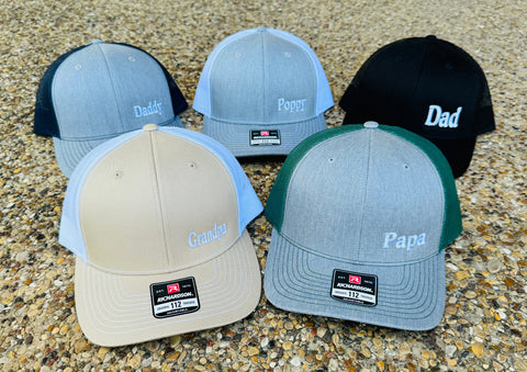 Custom Embroidered Father’s Day Hats