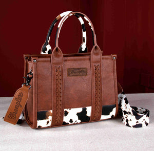 WRANGLER Cow Print Brown