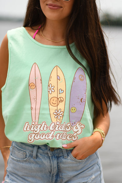 High Tides And Good Vibes Tank/Tee