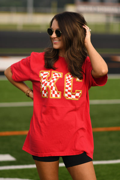 KC Checkered Tee