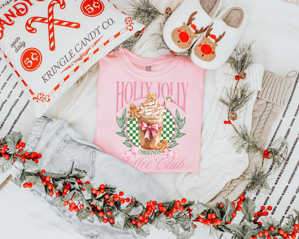 Holly Jolly Coffee Club - Multiple Colors