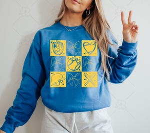 Softball Bow Sweatshirt - DEAL