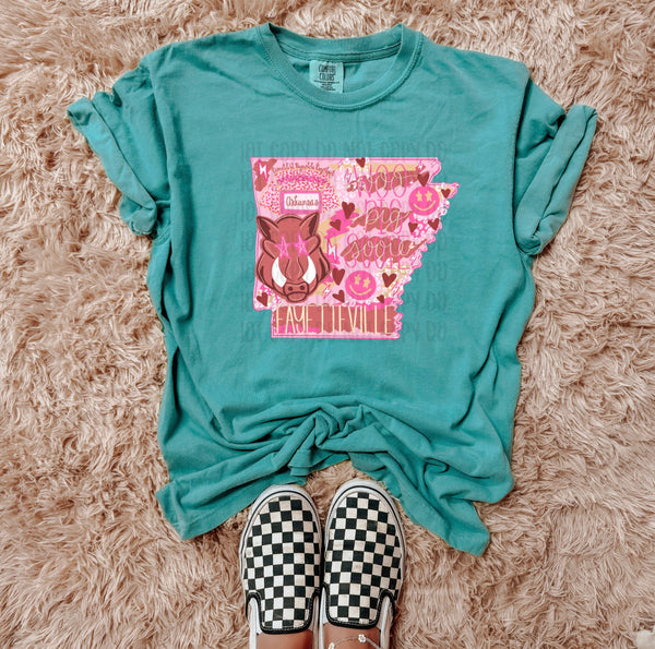 Preppy State Tees - Seafoam