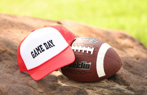 Red/White Game Day Foam Trucker Hat