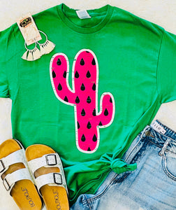 Watermelon Cactus Tee