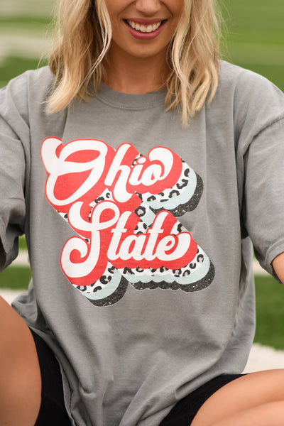 Ohio State Leopard Tee