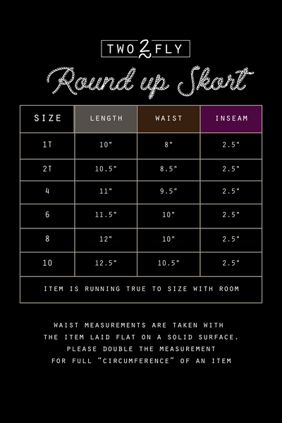 ROUND UP SKORT * SADDLE [KIDS]