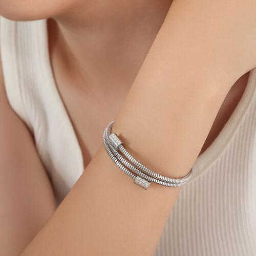 Titanium Steel Wrap Bracelet