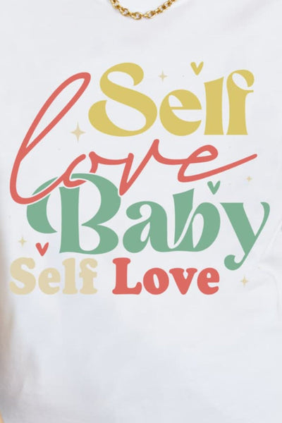 Simply Love SELF LOVE BABY SELF LOVE Graphic Cotton T-Shirt