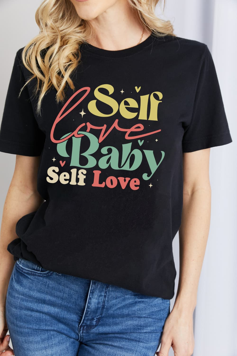 Simply Love SELF LOVE BABY SELF LOVE Graphic Cotton T-Shirt